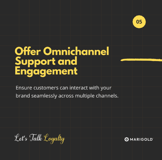 Offer omnichannel support